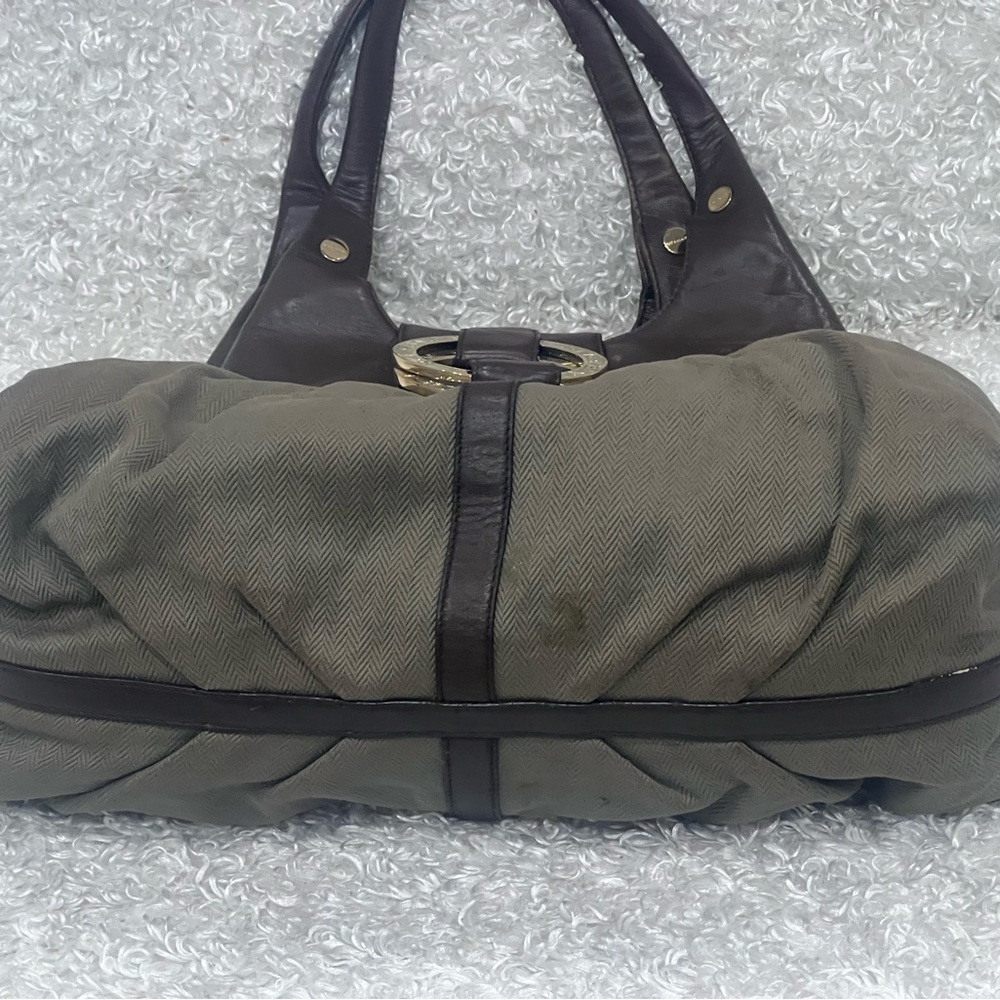 Bvlgari Canvas and Leather Chandra Hobo Bag - Picture 10 of 16